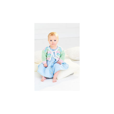 Stylecraft Kids Short Cardigan Knitting Pattern 9995