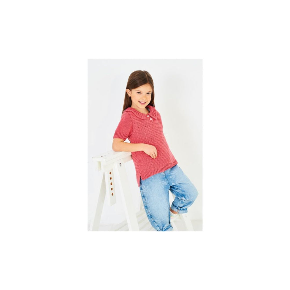 Stylecraft Kids Top Knitting Pattern 10222