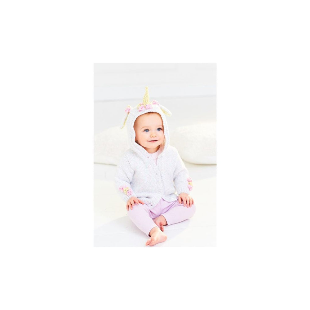 Stylecraft Kids Unicorn Jacket Knitting Pattern 9996