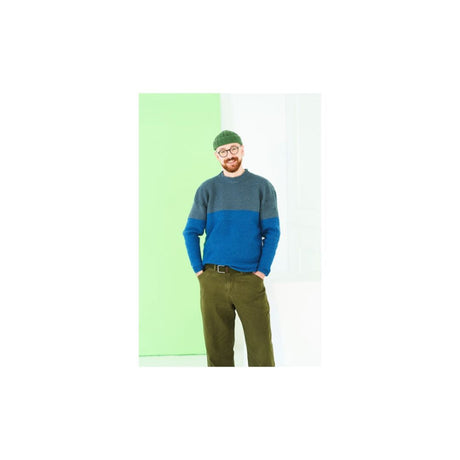 Stylecraft Mens DK Sweater Crochet Pattern 10228