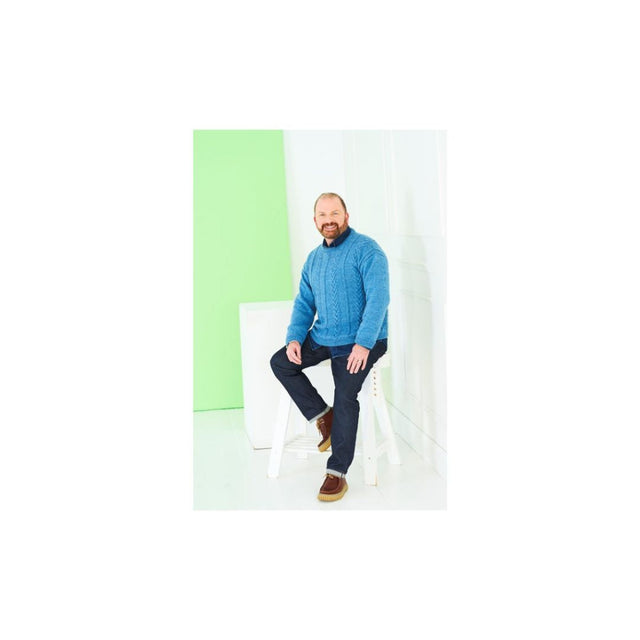 Stylecraft Mens DK Sweater Knitting Pattern 10232