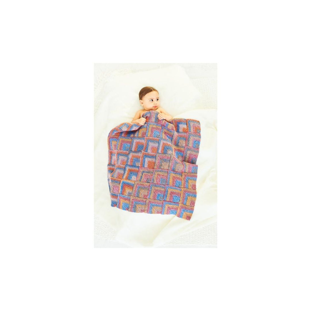 Stylecraft Mitred Square Baby Blanket 10162