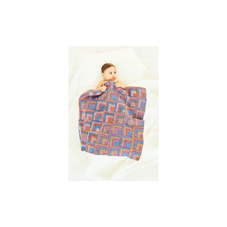 Stylecraft Mitred Square Baby Blanket 10162