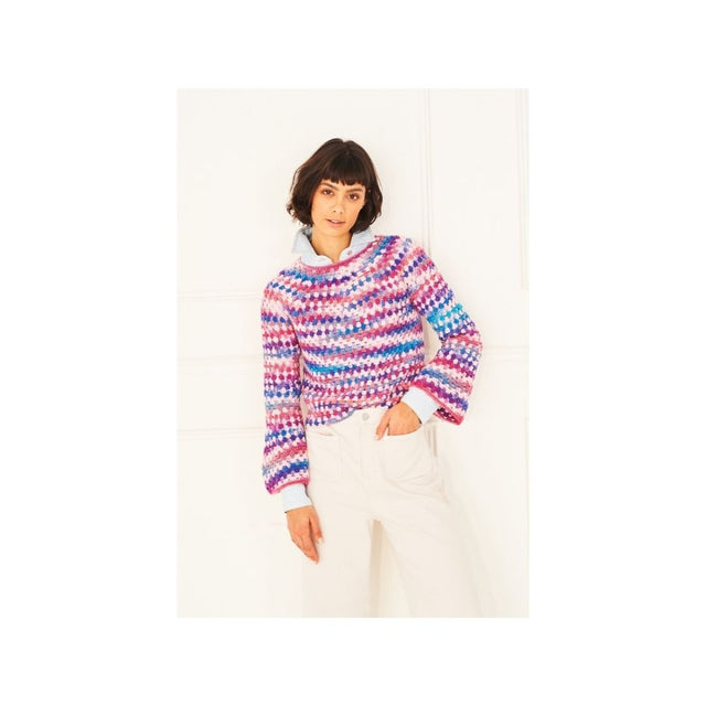 Stylecraft Crochet Sweater Pattern 10038