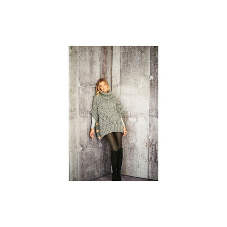 Stylecraft Poncho Super Chunky Knitting Pattern 9807