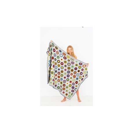 Stylecraft Pressed Flowers Crochet Blanket Pattern 9613