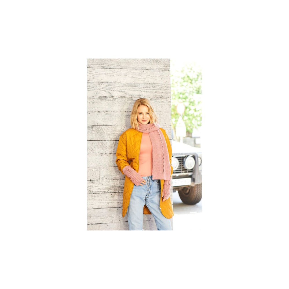 Stylecraft Scarf and Wristwarmers DK Knitting Pattern 9797