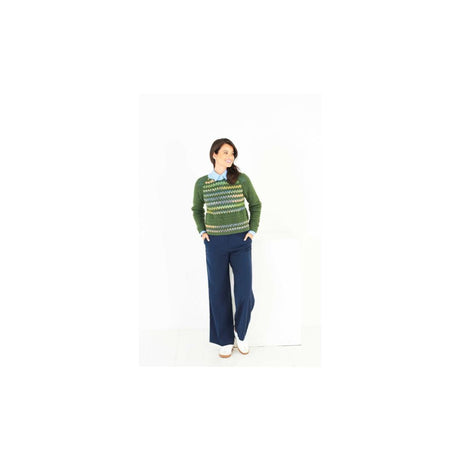 Stylecraft Striped Crochet Sweater Pattern 10258
