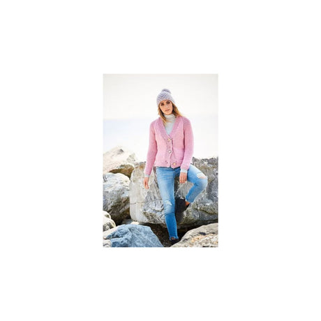 Stylecraft Super Chunky Cardigan Knitting Pattern 9593