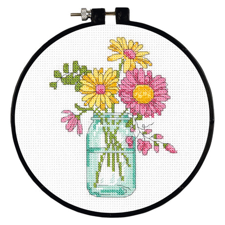 Summer Flowers Counted Cross Stitch Kit