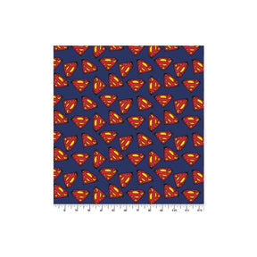 100% Cotton Superman Logo Fabric