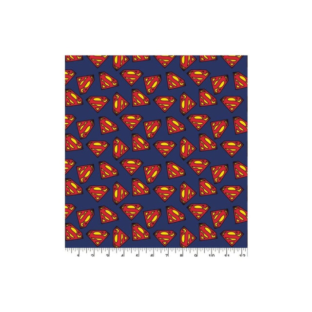 100% Cotton Superman Logo Fabric
