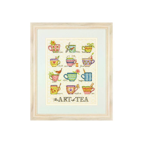 Tea Themed Cross Stitch Kit