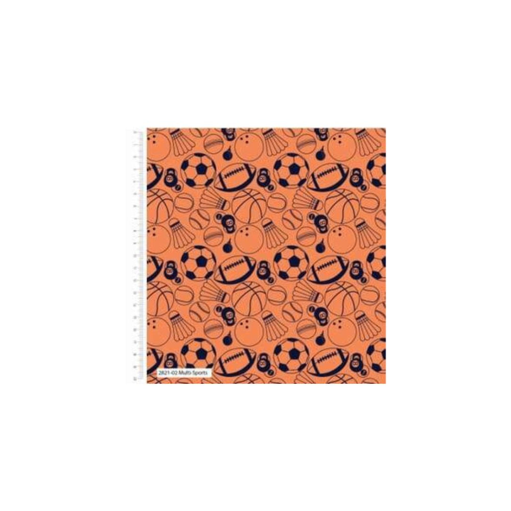 Team Players Cotton Fabric Multi Sports