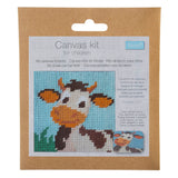 Trimits Childrens Cow Canvas Tapestry Kit