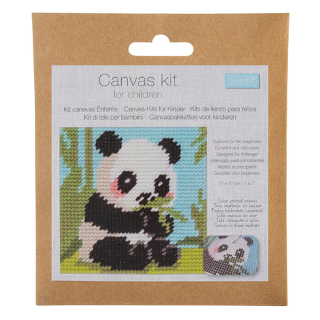 Trimits Childrens Panda Canvas Tapesty Kit