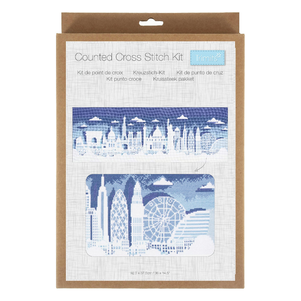 Trimits City Scape Extra Large Cross Stitch Kit
