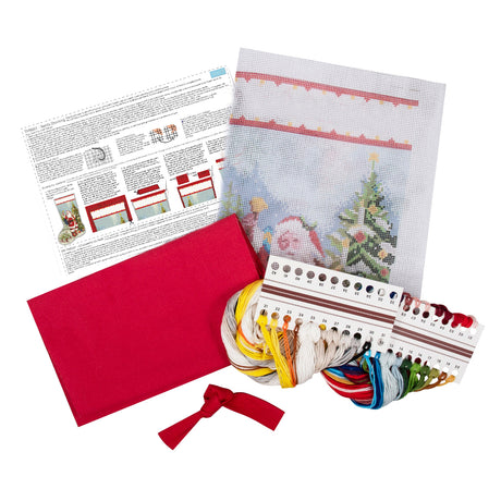 Trimits Cross Stitch Christmas Stocking Kit