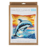 Trimits Cross Stitch Cushion Kit Dolphin