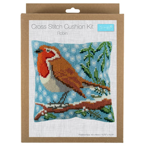 Trimits Cross Stitch Robin Cushion Kit