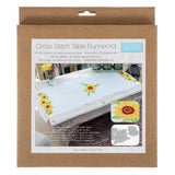 Trimits Cross Stitch Sunflower Table Runner Kit
