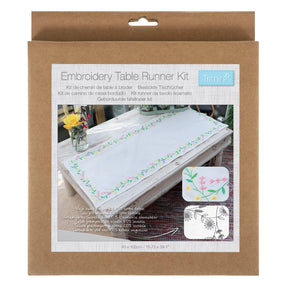 Trimits Daisy Chain Table Runner Embroidery Kit