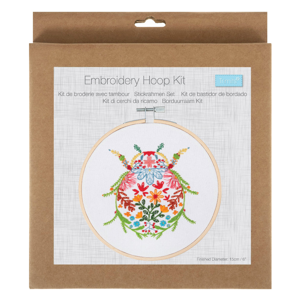 Trimits Embroidery Hoop Kit Bug