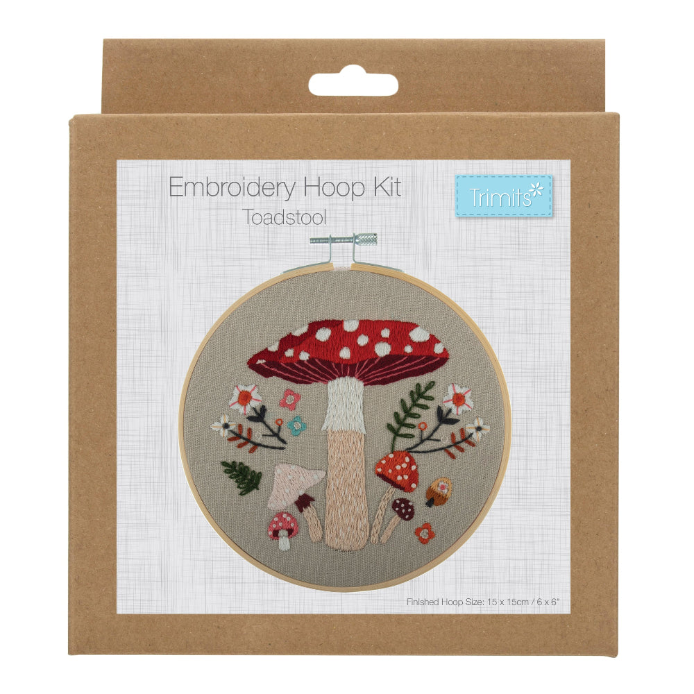 Trimits Embroidery Hoop Kit Toadstool