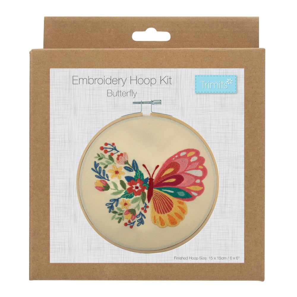 Trimits Embroidery Kit Butterfly
