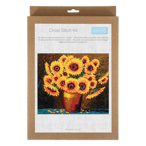 Trimits Extra Large Sunflower Bloom Cross Stitch Kit