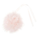 Trimits Faux Fur Glitter Pompom Baby Pink