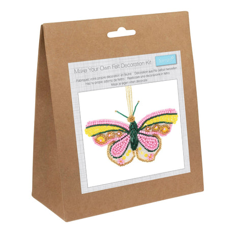 Trimits Felt Sew Your Own Beaded Butterfly