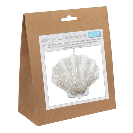 Trimits Felt Sew Your Own Beaded Shell Kit