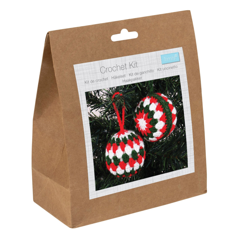 Trimits Festive Crochet Bauble Kit