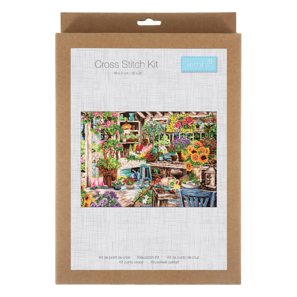 Trimits Gardeners Paradise Counted Cross Stitch Kit