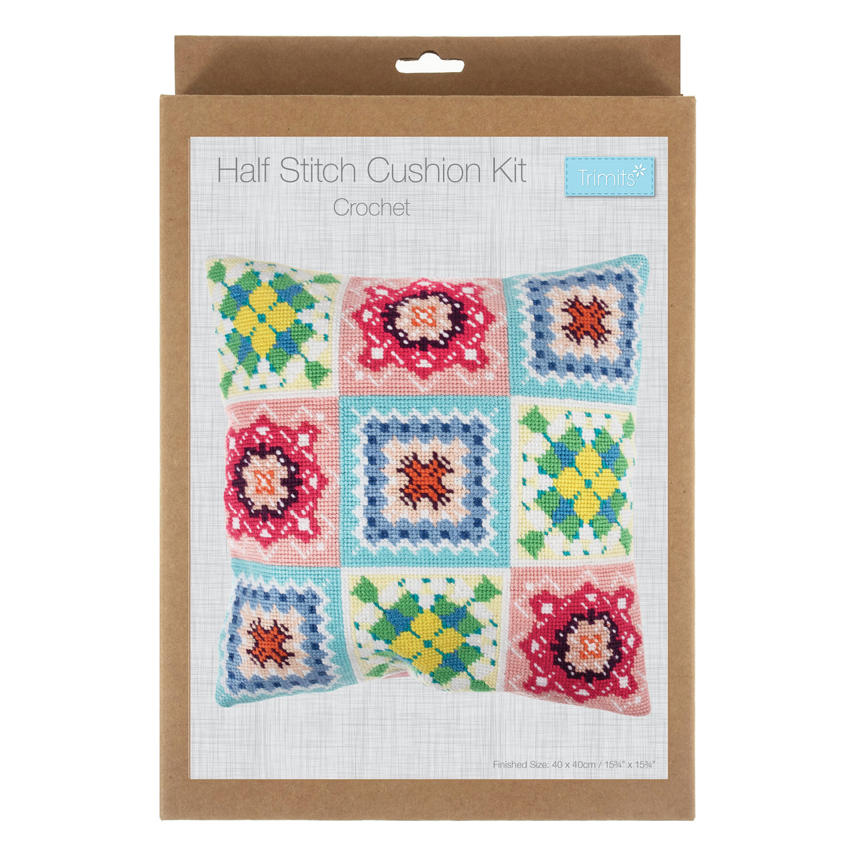 Half Stitch Cushion Crochet Effect Kit
