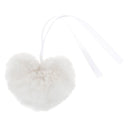 Trimits Heart Pompom White