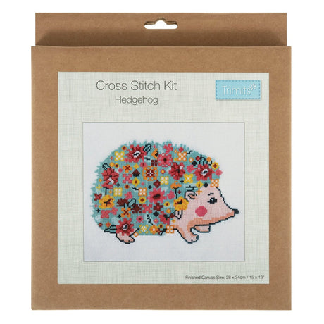 Trimits Hedgehog Cross Stitch Kit