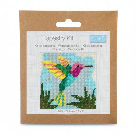 Trimits Hummingbird Half Stitch Tapestry Kit