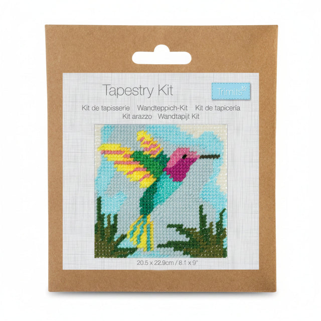 Trimits Hummingbird Half Stitch Tapestry Kit