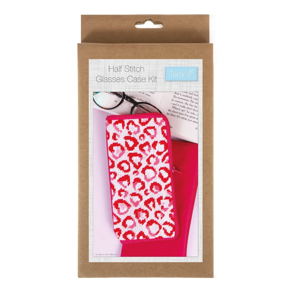 Trimits Love Leopard Glasses Case Tapestry Kit