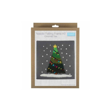 Trimits Needle Felting Frame Kit Christmas Tree