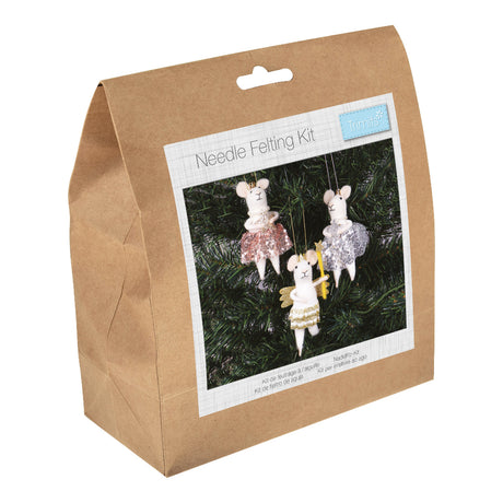 Trimits Needle Felting Kit Ballerina Mice