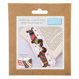 Trimits No Count Dachshund in Jumper Bookmark Cross Stitch Kit
