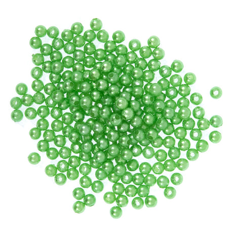 Trimits Pearl Beads 4 mm Lime Green