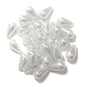 Trimits Pearl Drop Beads White