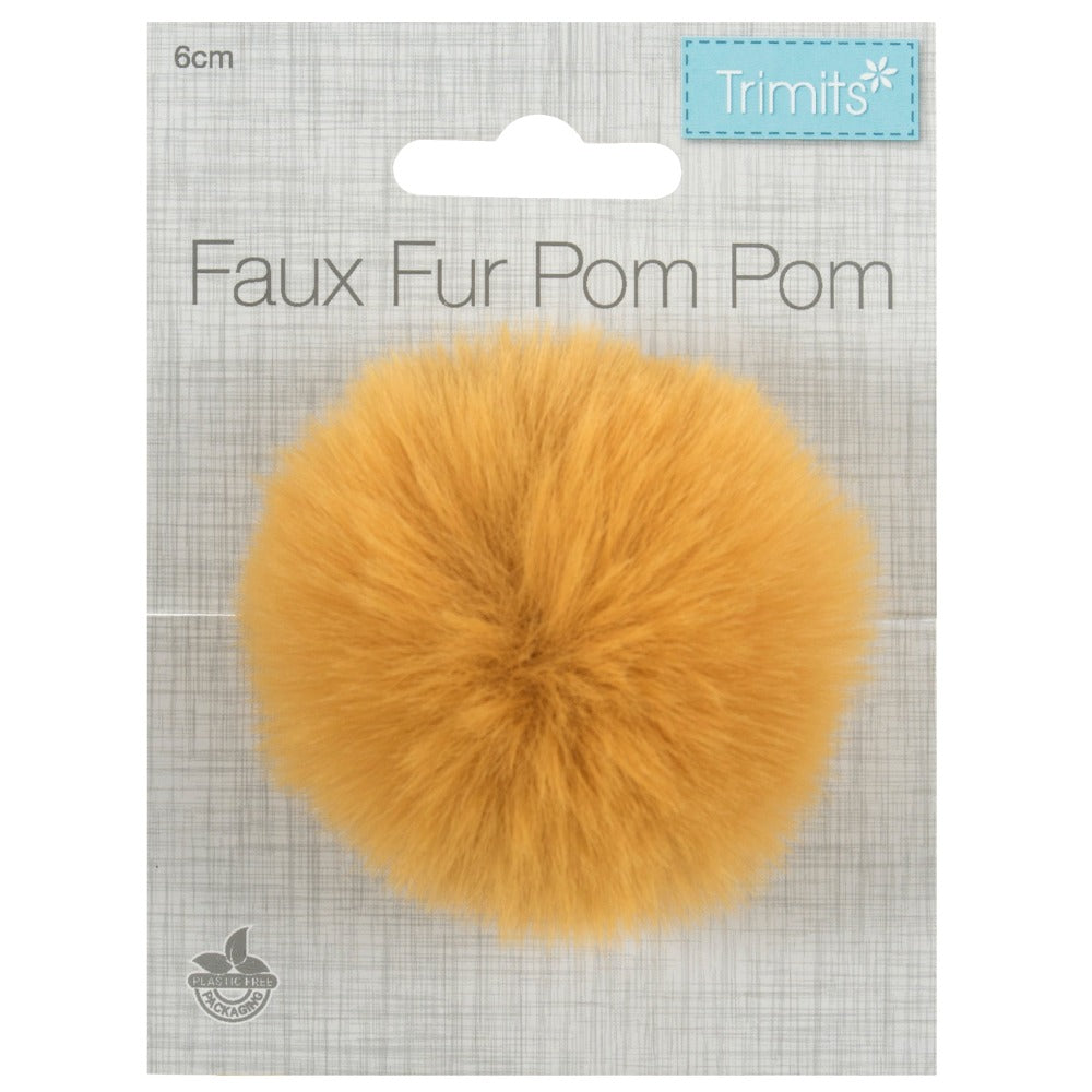 Trimits Pompom 6 mm Mustard