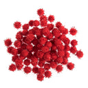 Trimits Pompoms Metallic Red 7 mm