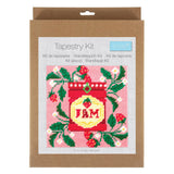 Tapestry kit packaging with 'Jam' design on a white background