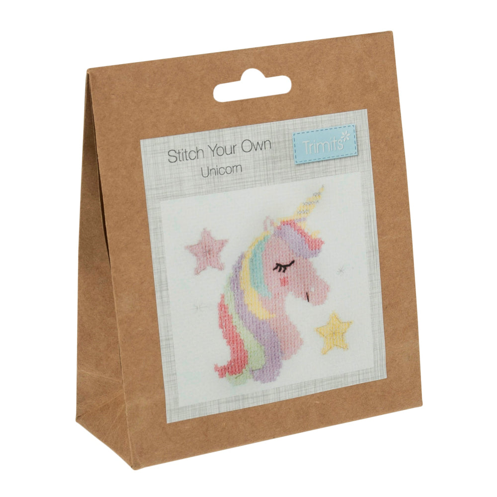 Trimits Unicorn Mini Cross Stitch Kit